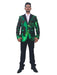 Mardi Gras Outfits For Men - Green ~ Black