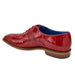 Belvedere Mare Ostrich Leg & Eel Skin Dress Shoe – Red