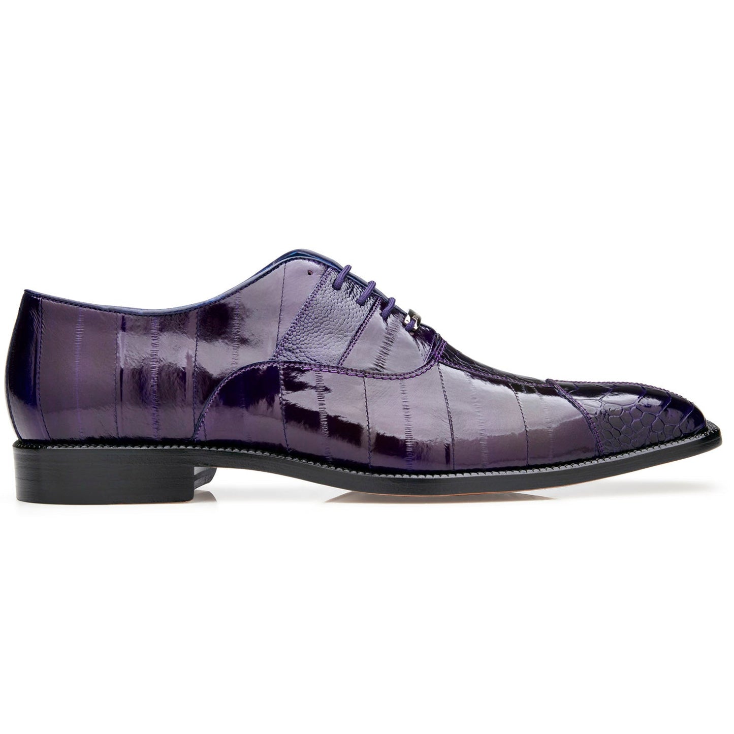 Belvedere Mare - Purple Genuine Crocodile Oxford