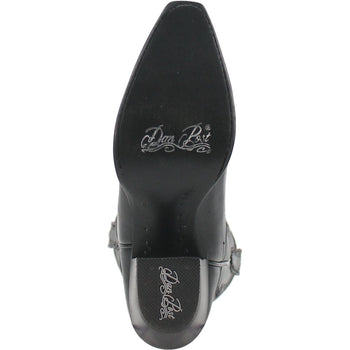 Dan Post Women’s Maria 13 Snip Toe Black Napalino Leather Fashion Boot - Image 6