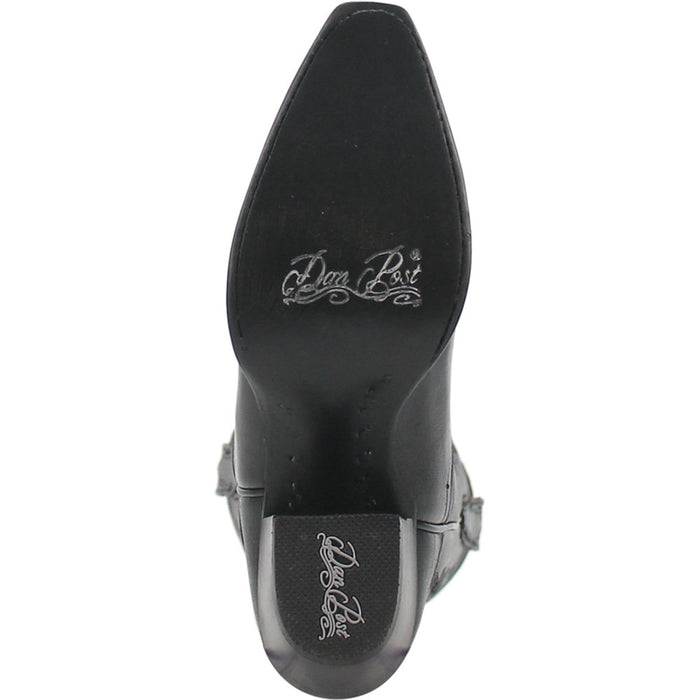 Dan Post Women’s Maria 13 Snip Toe Black Napalino Leather Fashion Boot