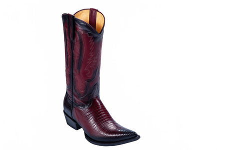 Men's Los Altos Boots Genuine Teju Lizard Faded Burgundy ~ Wine ~ Maroon Color Dress Cowboy Boot Cheap Priced For Sale Online With Cowboy Heel