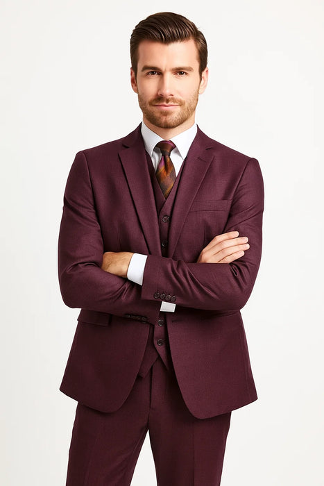 Maroon Suit
