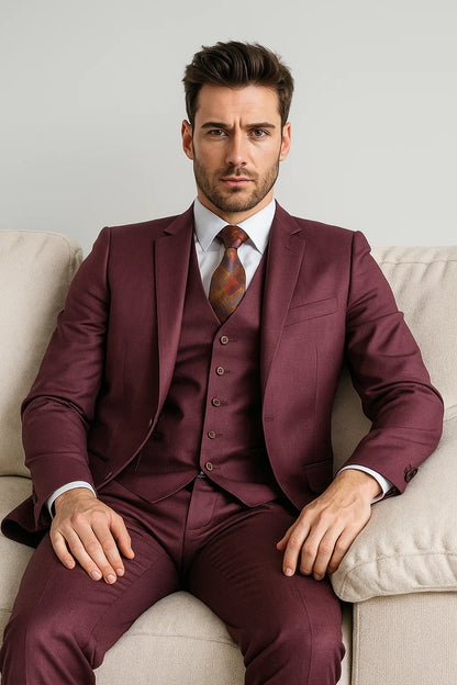 Maroon Suit