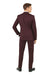 Men's 2 Button Plum ~ Eggplant ~ Dark Burgundy ~ Wine ~ Maroon Suit slim fitted skinny suit