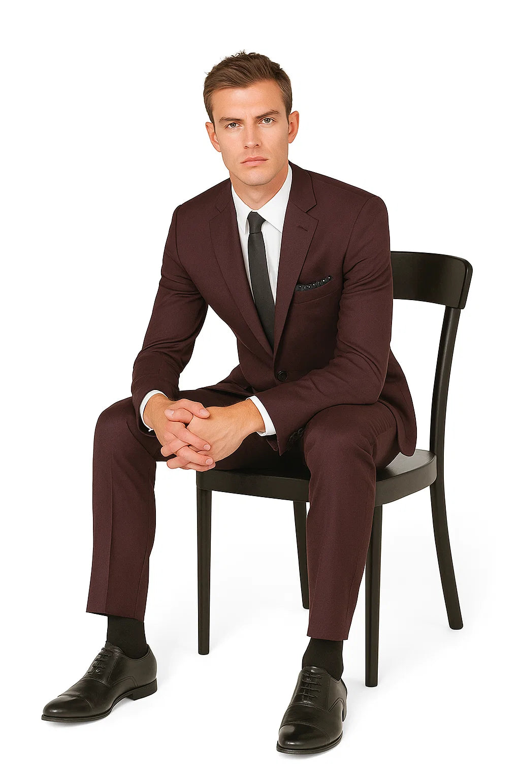 Maroon Suit 