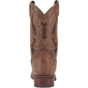 Laredo Martie Tan Broad Square Toe Boots for Men