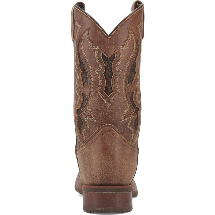 Laredo Martie Tan Broad Square Toe Boots for Men
