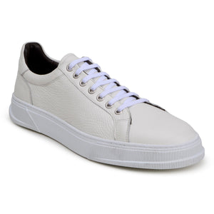 Belvedere Matteo Deerskin Shoe - Milk