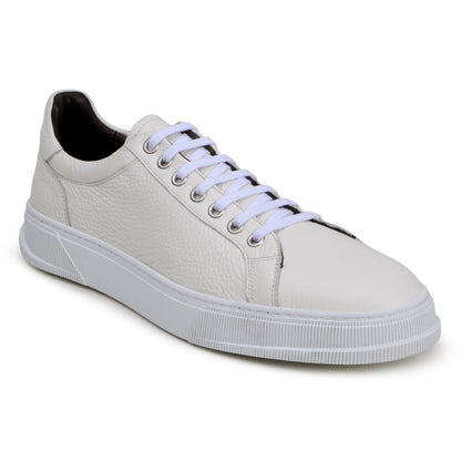 Belvedere Matteo Deerskin Shoe - Milk