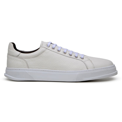 Belvedere Matteo Deerskin Shoe - Milk