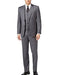 Groomsmen Suits Slim Skinny European fit Vested 3 Pieces Medium Gray  Side Vented Suit
