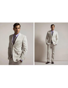 Mens Beach Wedding Attire Suits Menswear Ivory $199