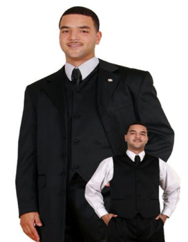 Pre order May 4th shipping Men Zoot Suit - Pimp Suit - Zuit Suit Black