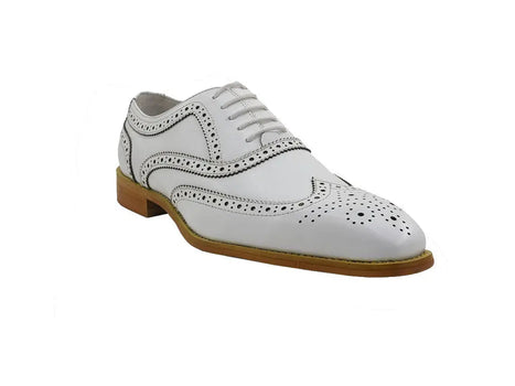 Men Medallion Wingtip Brogue Shoes - Image 2