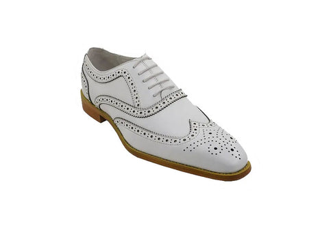 Men Medallion Wingtip Brogue Shoes - Image 4