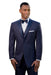 Western Suit - Trajes Para Hombres - Cowboy Formal Attire - Trajes De Novio - Navy