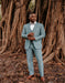 Western Suit - Trajes Para Hombres - Cowboy Formal Attire - Trajes De Novio - Sea Glass Green