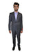 Authentic Tapered Leg Lower rise Pants & Get skinny Two Piece Suit Slim Fit Solid Grey - High End Suits - High Quality Suits