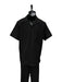 Mens Walking Suit - Big and Tall Casual Suit - Black Suit Up to 6XL + Pants