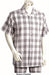 Men's Button Closure Short Sleeve straight cut Mens Walking Outfit Leisure Casual Suit