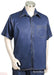 Men's Lustrous Polyester Short Sleeved Mens Walking Casual Suit