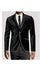Men New Luxury PartyWear Black Velvet 2 Button Wedding Tuxedo