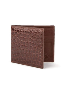 Men'S Alligator Billfold Cognac