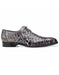 Men'S Authentic Alligator Brown Cap Toe Lace Up Authentic Genuine Skin Italian Tennis Shoes