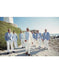 Men'S Beach Wedding Attire Suit Menswear Blue and White $199