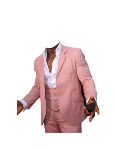 Men'S Beach Wedding Attires Suit Menswear Pink $199