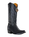 Men'S Black 13 Embroidered Leather Shaft Handcrafted Dress Cowboy Boots Cheap Priced For Sale Online