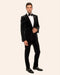 Men'S Black Velour Men'S Blazer Jacket