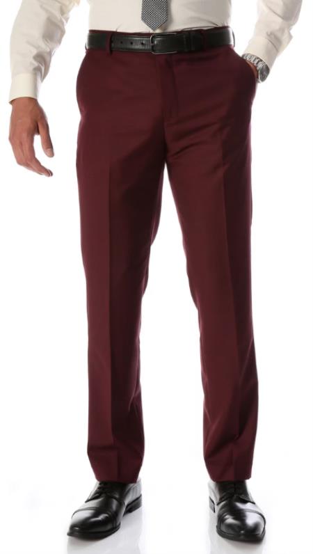 mens dress slacks slim fit Men's Dark Green Dress Pants, 39 Regular, Slim Fit