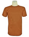 Men'S Copper Brown Short Sleeve Mock Neck T.Shirt