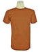 Men'S Copper Brown Short Sleeve Mock Neck T.Shirt