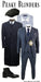Men'S Gray Three Buttons Two Flap Front Pockets 3 Piece Peaky Blinders Suits - Peaky Blinders Outfit + Overcoat + Shirt And Hat + Boot (Like Pictured)