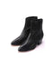 Men'S Los Altos Boots Genuine Stingray Mantarraya Skin Inside Zipper Black Bota De Mantarraya - Mantarraya Boots Ankle Dress Style For Man