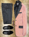 Men'S Pink Velvet Suit Or Tuxedo Jacket For Prom