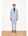 Men'S Sky Baby Blue Suit - Mens Linen Suit