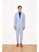 Men'S Sky Baby Blue Suit - Mens Linen Suit