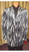 Men's Flame Jacket/Blazer in Black/Gray