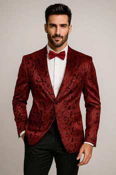 Albert Nardoni Brand Men's Cheap Priced Blazer Jacket For Men Red(Wholesale Price $75 (12pc&UPMinimum)) - Image 2