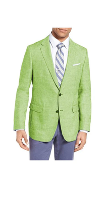 Men'S Apple Green Fashion Dress Casual Blazer On Sale