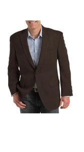 Men'S Brown 2 Button Fashion Dress Casual Blazer