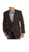Men'S Brown 2 Button Fashion Dress Casual Blazer