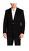 Men'S Corduroy Blazer Cotton Regular Fit Black