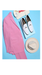 Men'S Pink One Button Closure Designer Fashion Dress Casual Blazer