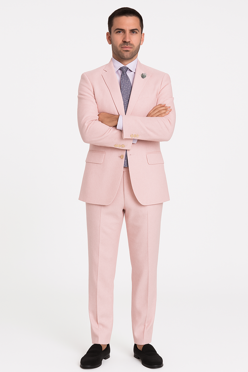 Men'S Pink Suit White Stripe ~ Pinstripe Seersucker Sear Sucker 2 Button Suit - Image 7
