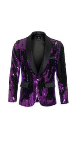 Purple Sparkly Blazer for Every Occasion